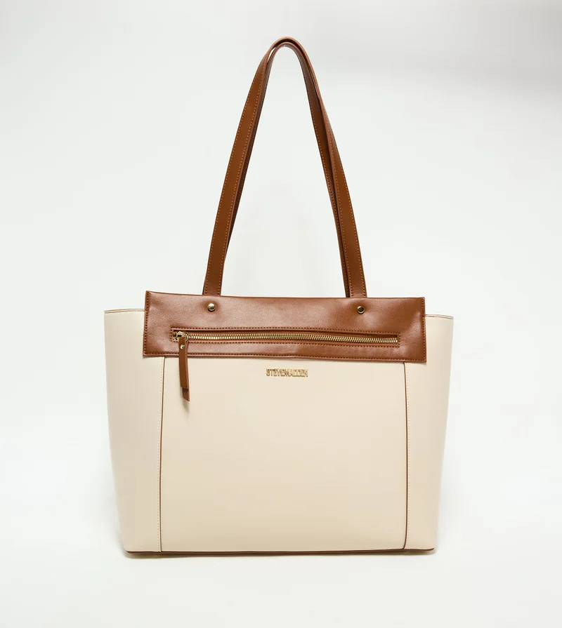 STEVE MADDEN WHITE Steve madden minimalist women's brown tote bag for Women | Best Price UAE